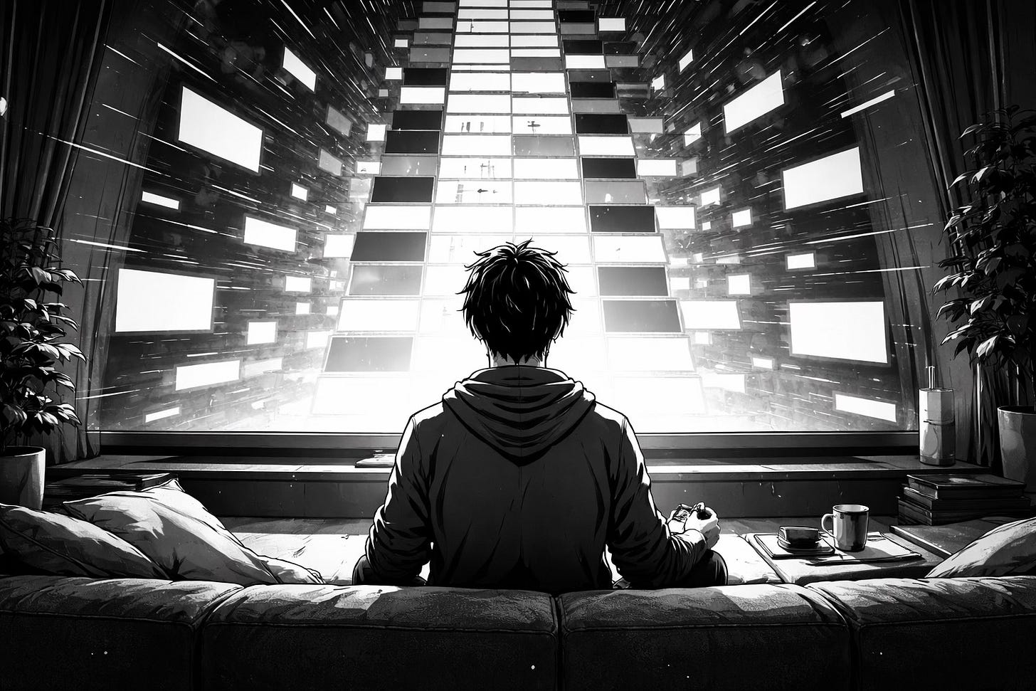 Secondo l'AI questo succede quando il feed sbarca sul grande schermo di casa Secondo l'AI questo succede quando il feed sbarca sul grande schermo di casa