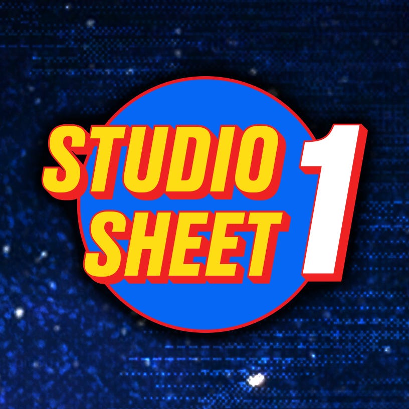 Studio 1 Sheet