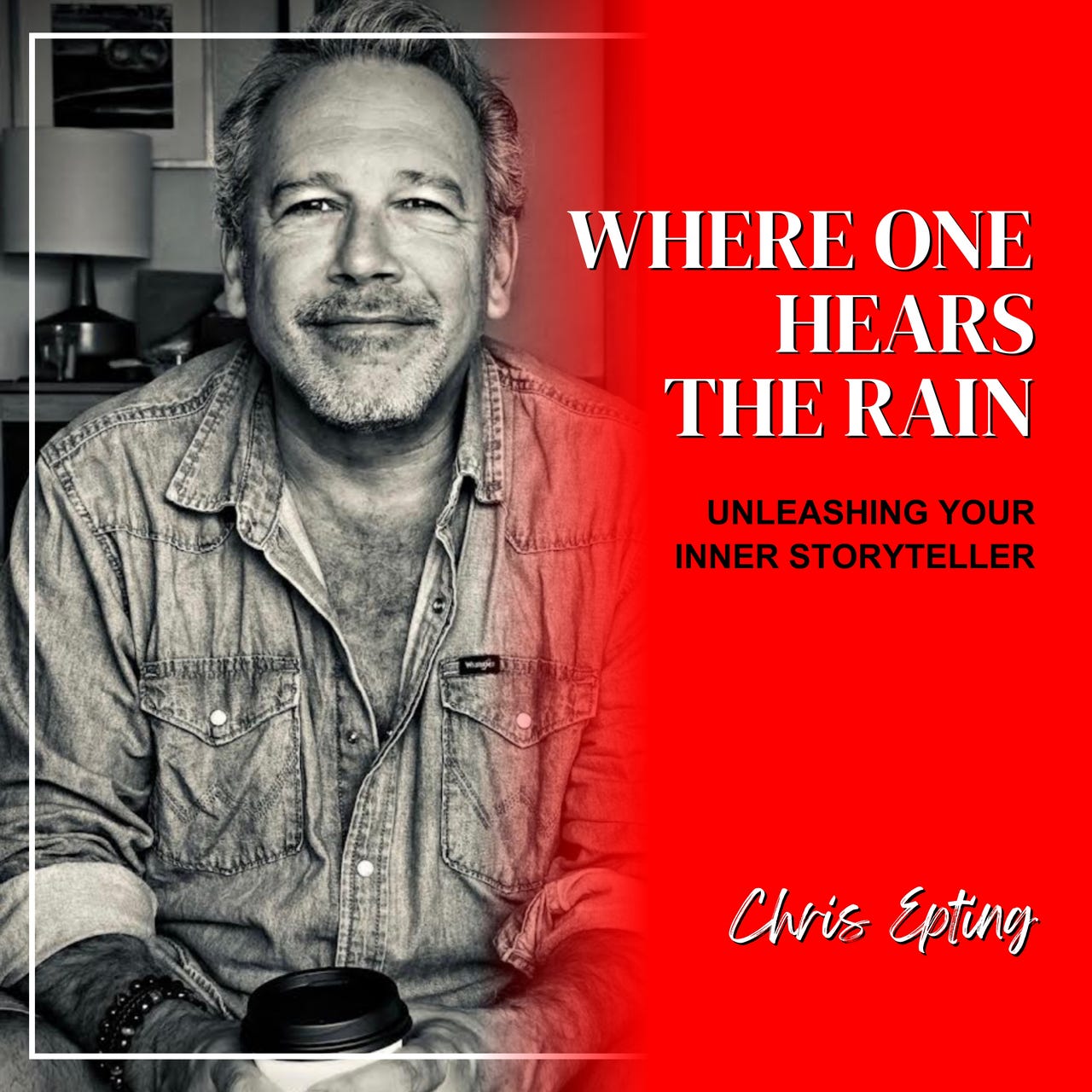 "Where One Hears the Rain," a Storytelling Workshop logo