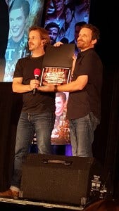 Richard shows off his prize... Richard shows off his prize...