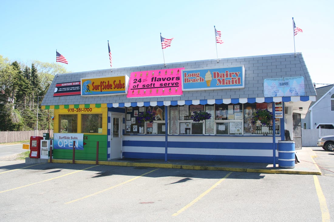 Long Beach Dairy Maid - Ice Cream, soft-serve, smoothies - Gloucester, MA
