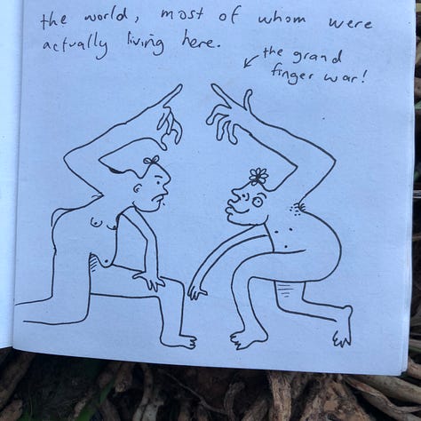 Sketchbook paintings of Bali