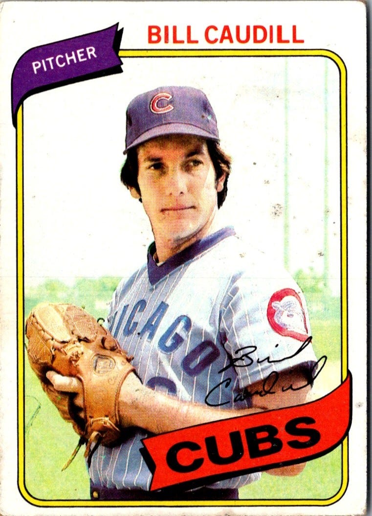 1980 Topps Bill Caudill #103 on Kronozio