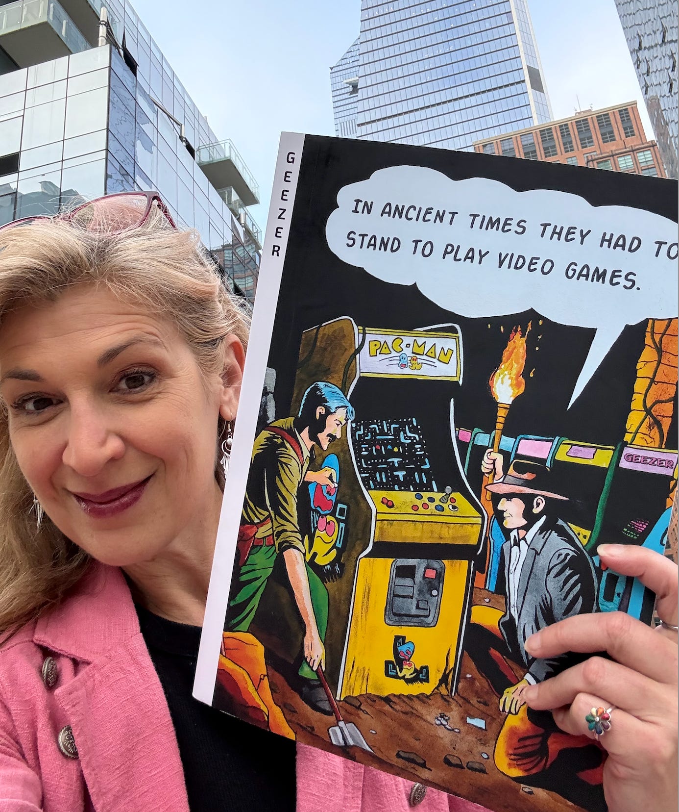 laura lebleu holding geezer magazine issue 2 laura lebleu holding geezer magazine issue 2