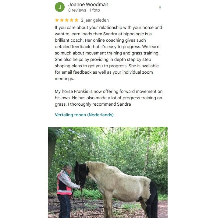 2praise for hippologic rectangle movement rplus training overweight horses program joanne woodman for hippologic clickertraining review