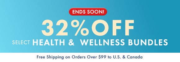 Get 32% Off on Select Health & Wellness Bundles - Ends Soon! Get 32% Off on Select Health & Wellness Bundles - Ends Soon!