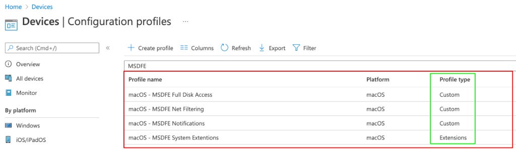 Microsoft Defender for Endpoint: profili di configurazione preparatori Microsoft Defender for Endpoint: profili di configurazione preparatori