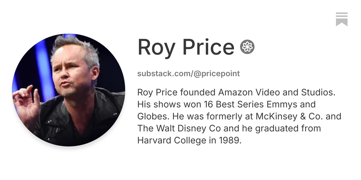 Roy Price | Substack
