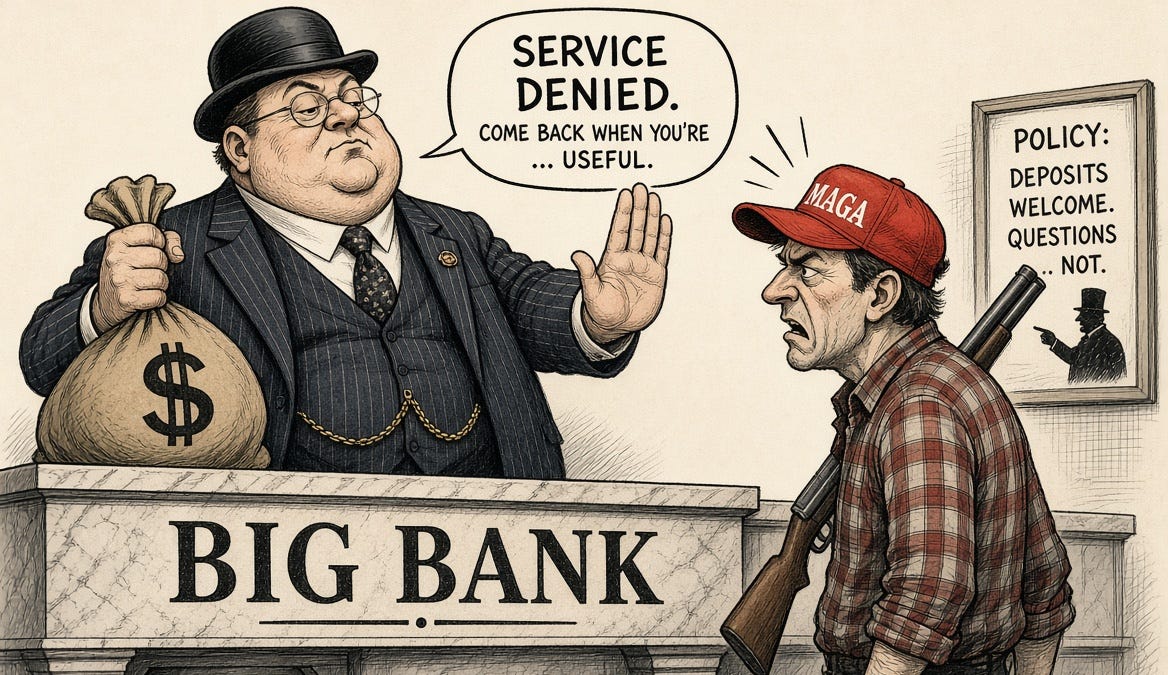 9 Big Banks, one Yuge problem