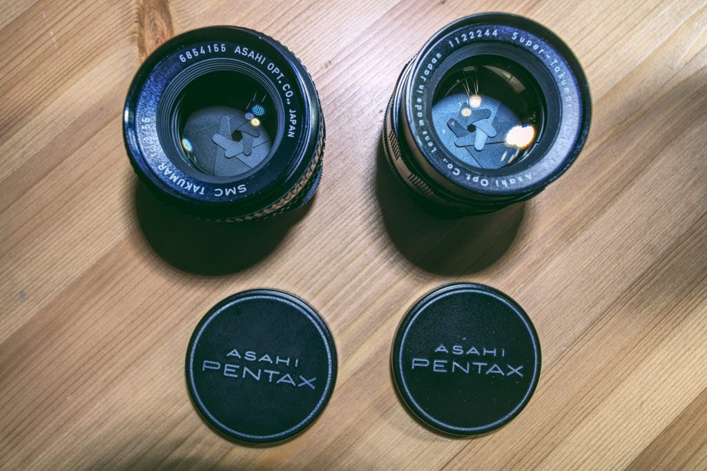 Comparing 2 Takumar 55mm Lenses - by Richard