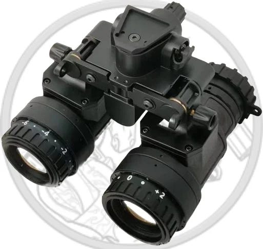 BNVD-31/14 night vision goggles with PVS-14 optics and white phosphor tubes