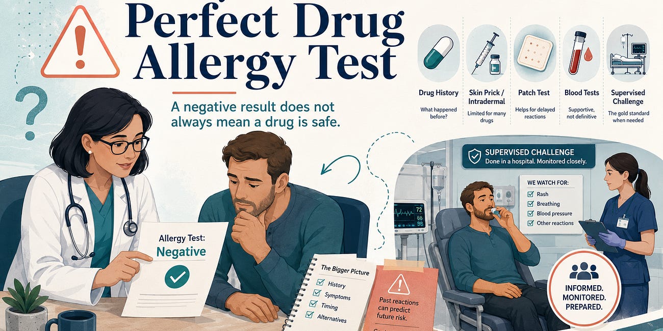 The Myth of the Perfect Drug Allergy Test