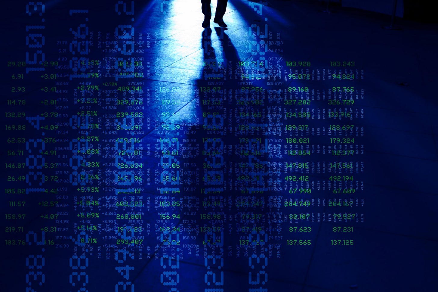 Financial Crime Data Security Businessman Shadows Concepts