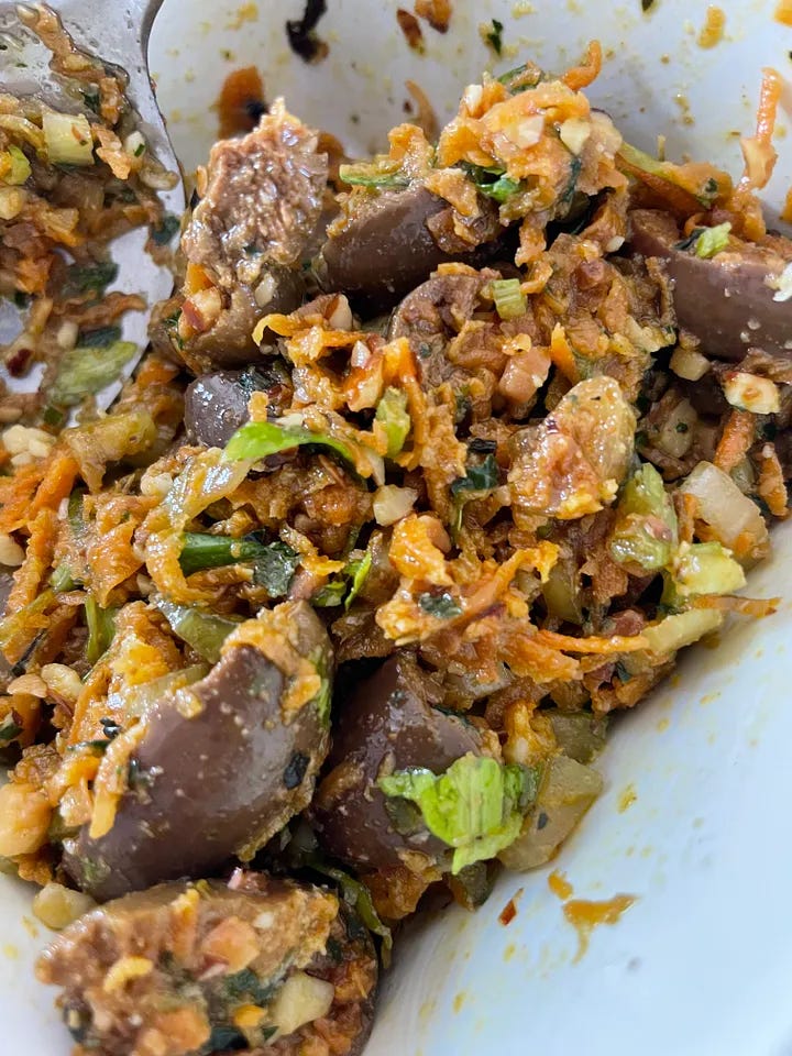 Sicilian olives & sfincione