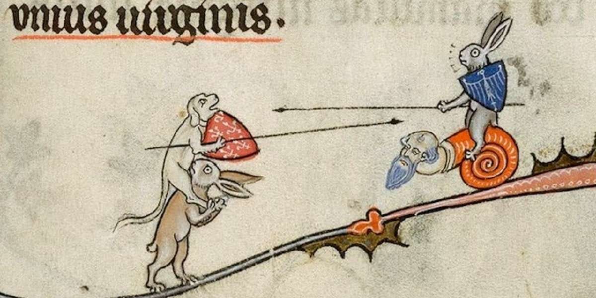 The Best Margin Illustrations Came From Bored Monk Scribes - KnowledgeNuts The Best Margin Illustrations Came From Bored Monk Scribes - KnowledgeNuts
