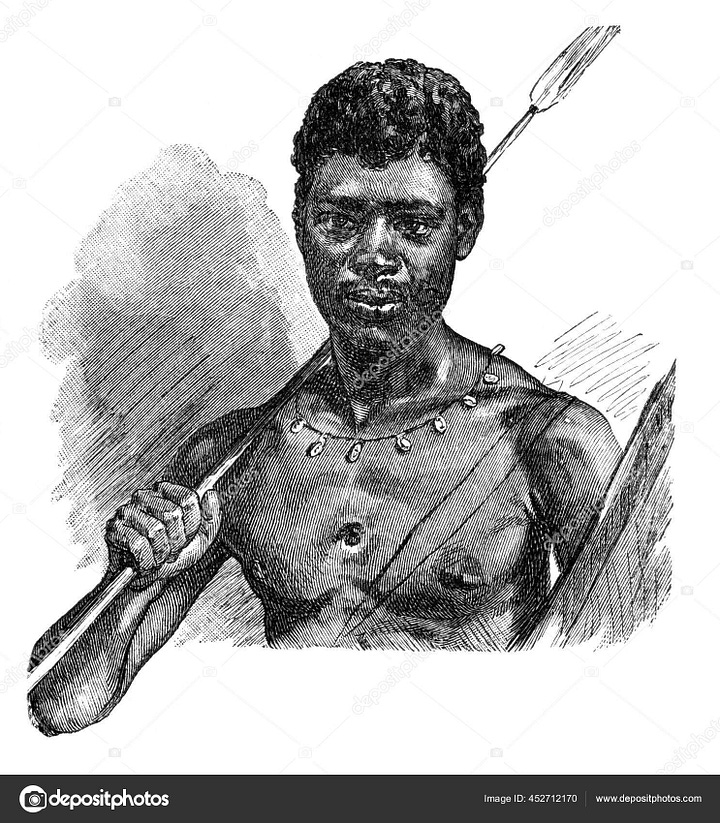 Bantu Village; Bantu Village 2; Studio Portrait of a Bantu Man (1870s); Young African Bantu Warrior (19th Century)