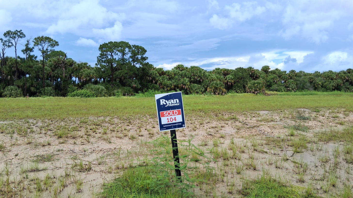 Malabar Springs under development, Palm Bay, Florida
