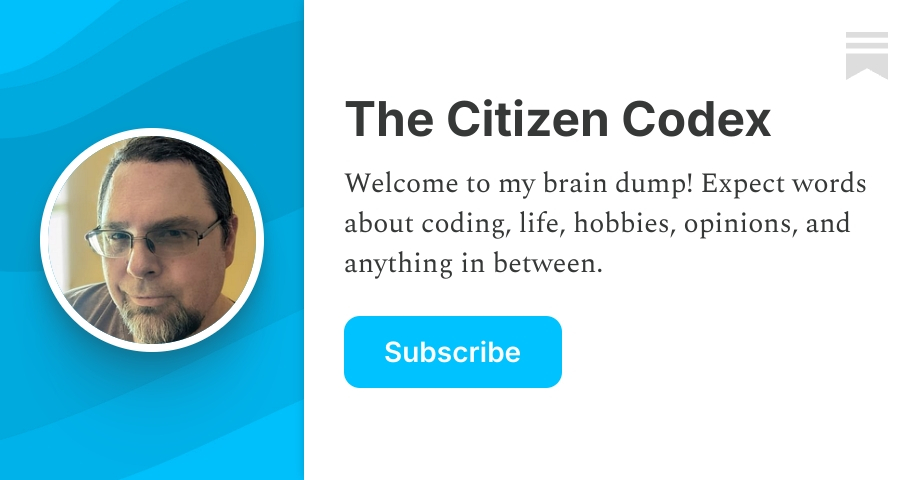 The Citizen Codex | drew♦️ | Substack