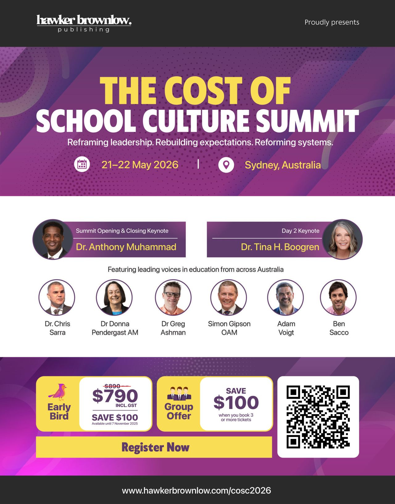 The Cost of School Culture Summit - Sydney - 21–22 May 2026