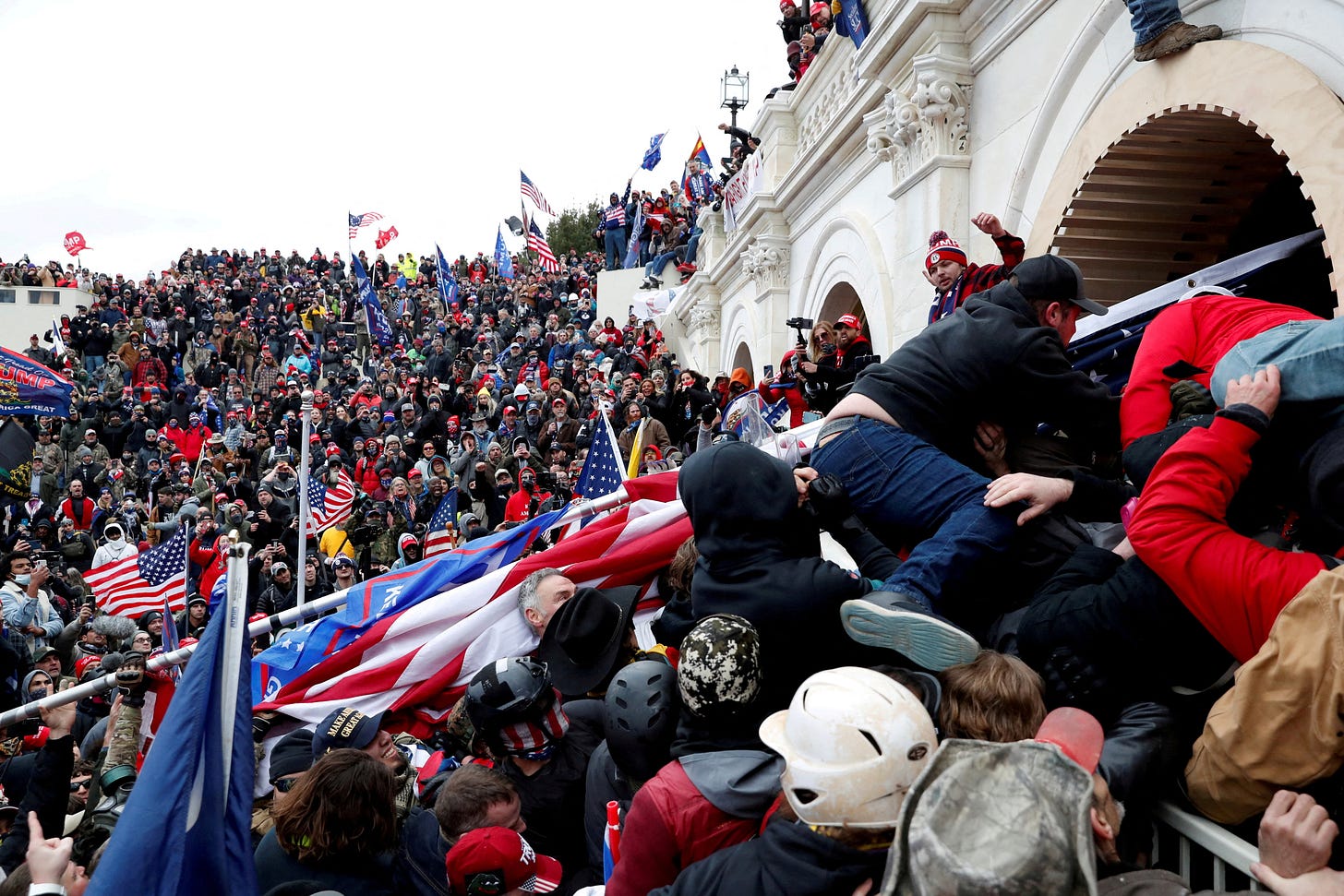 Pro-Trump protesters storm U.S. Capitol
