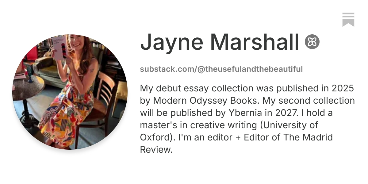 Jayne Marshall | Substack