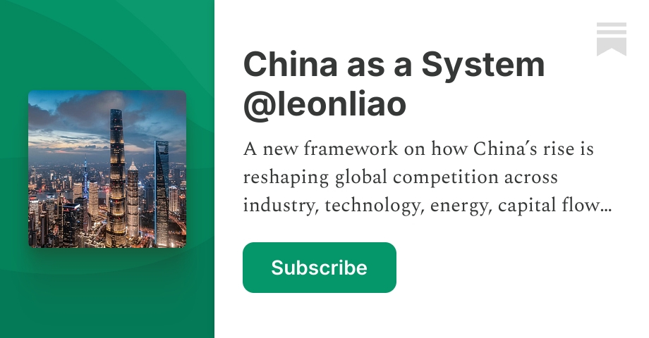 Computerize Mapping Program China as a System @leonliao | Substack