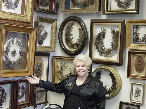 Leila's Hair Museum in Independence | Atlas Obscura Leila's Hair Museum in Independence | Atlas Obscura