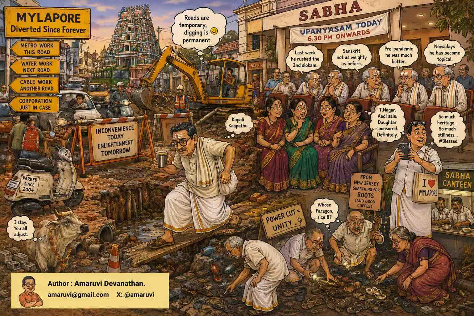 The Day I Went for an Upanyasam and Came Back Spiritually Excavated