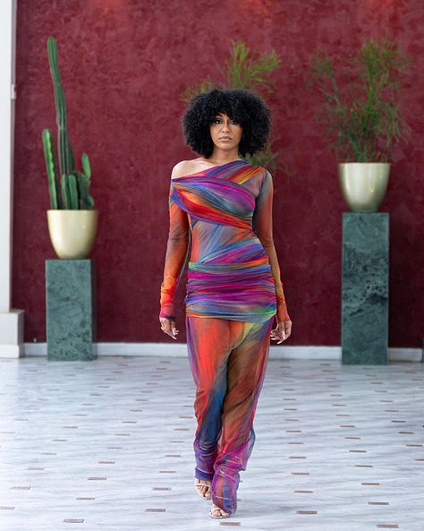Some off-site private shows starring (L-R) Ejiro Amos Tafiri, Sisiano, Wanni Fuga, Tiffany Amber, Lisa Folawiyo, Kadiju, Abiola Olusola × Shekudo, Orange Culture, and Éki Kéré. 