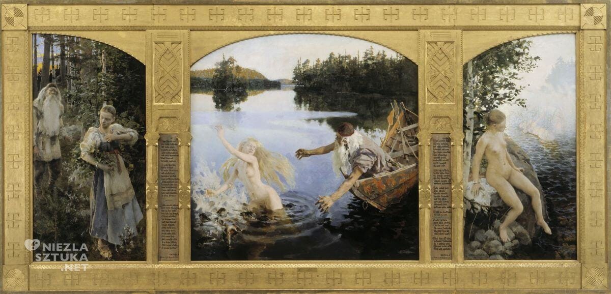 Akseli Gallen-Kallela, Tryptyk Aino, sztuka skandynawska, Niezła sztuka