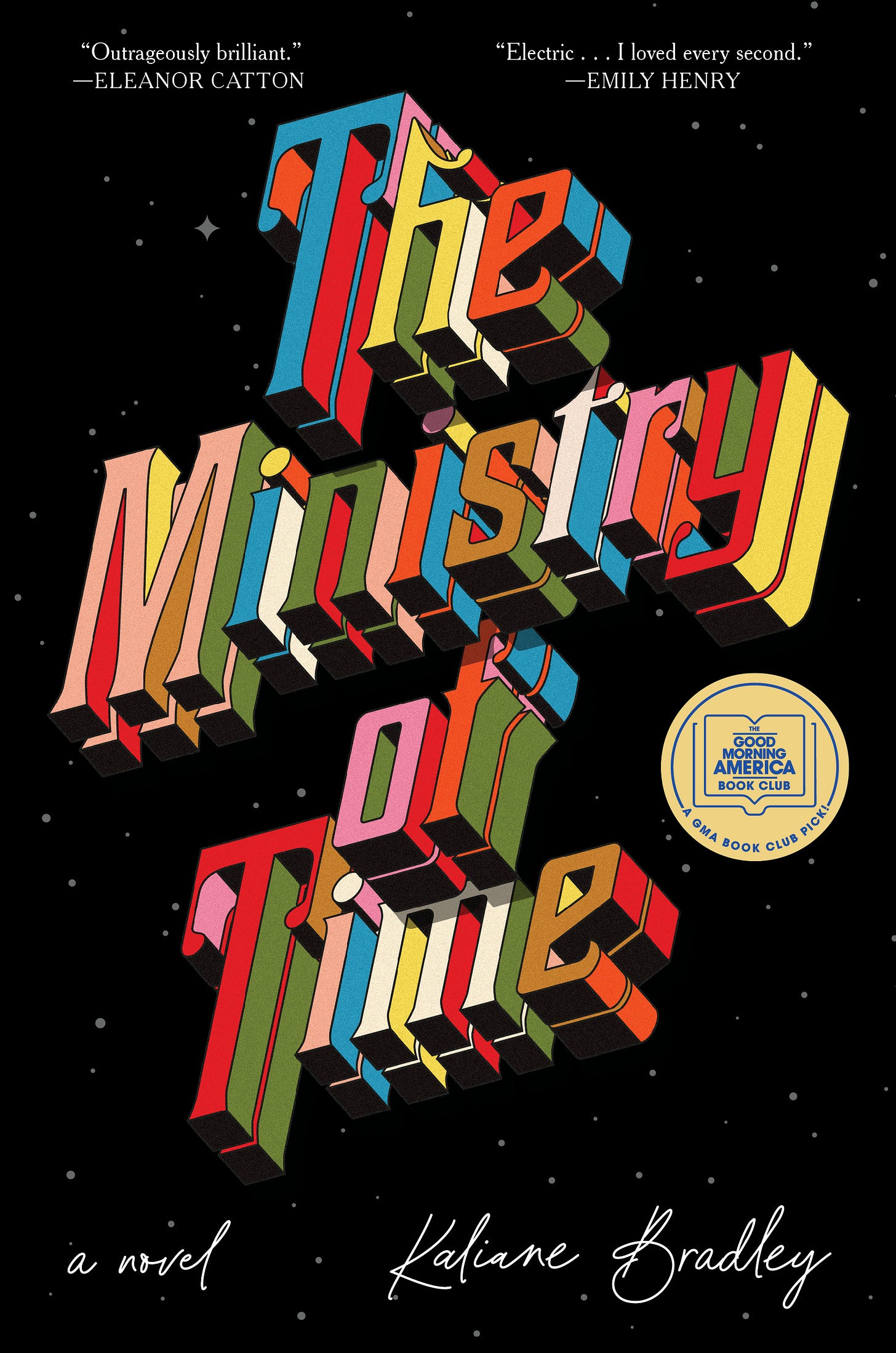 Book cover image for The Ministry of Time by Kaliane Bradley