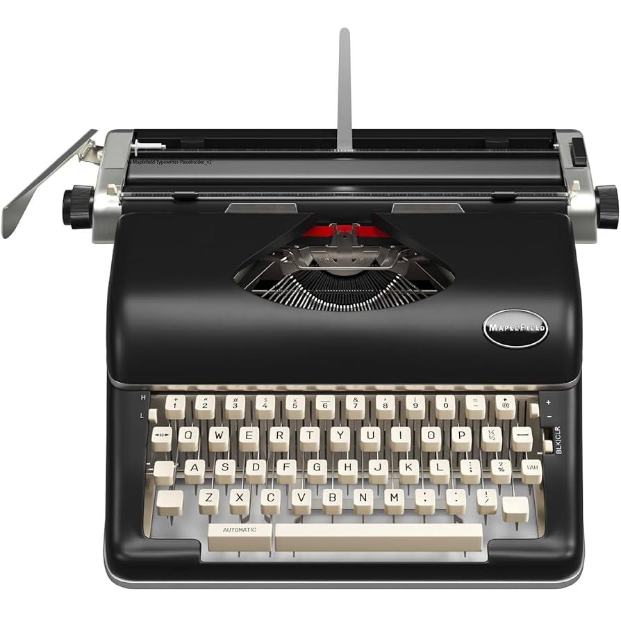 Amazon.com : Maplefield Vintage Manual Typewriter - Black Metal - Desk Accessories & Office Supplies for Home Office : Office Products Amazon.com : Maplefield Vintage Manual Typewriter - Black Metal - Desk Accessories & Office Supplies for Home Office : Office Products