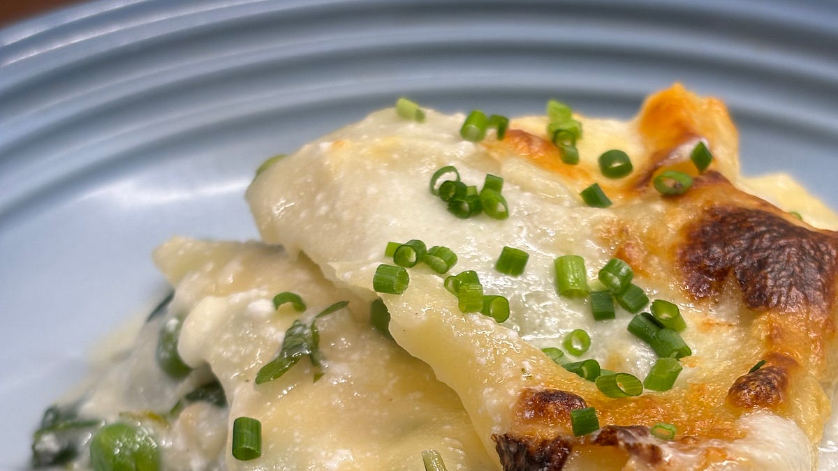 Spring Green Lasagne - by Shelby Taylor - Shelby’s Substack
