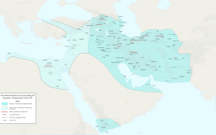 The Sasanian Empire at its apex under Khosrow II
