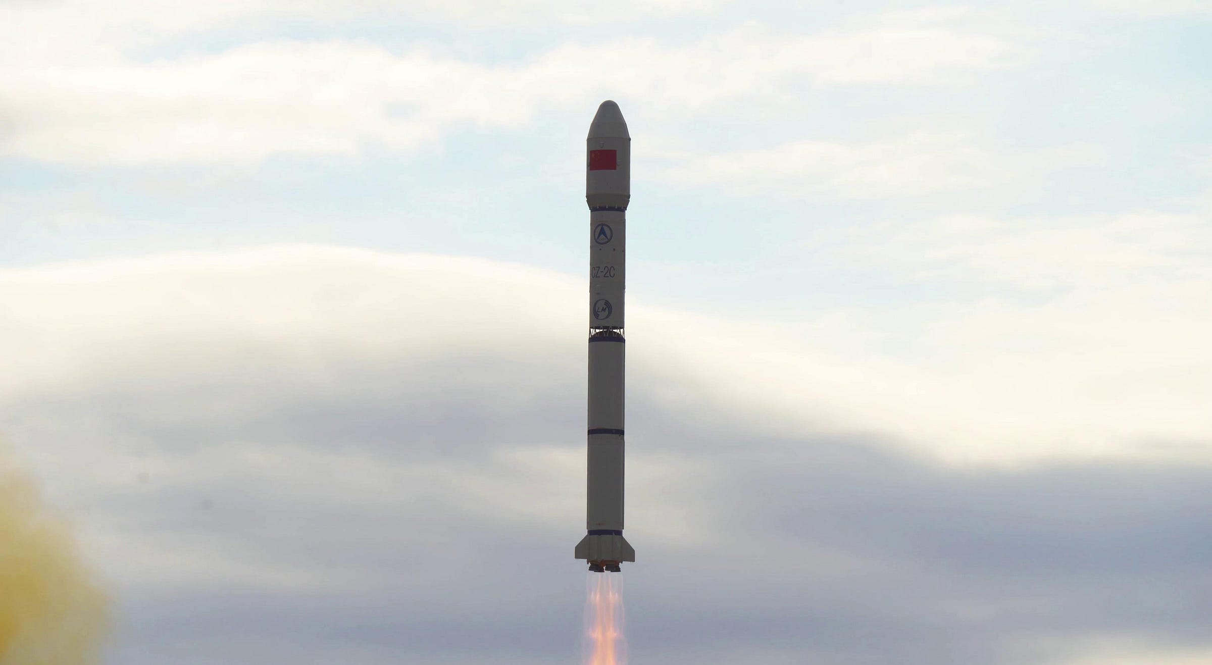 The Long March 2C during first-stage flight from the Jiuquan Satellite Launch Center on September 16th. The Long March 2C during first-stage flight from the Jiuquan Satellite Launch Center on September 16th.