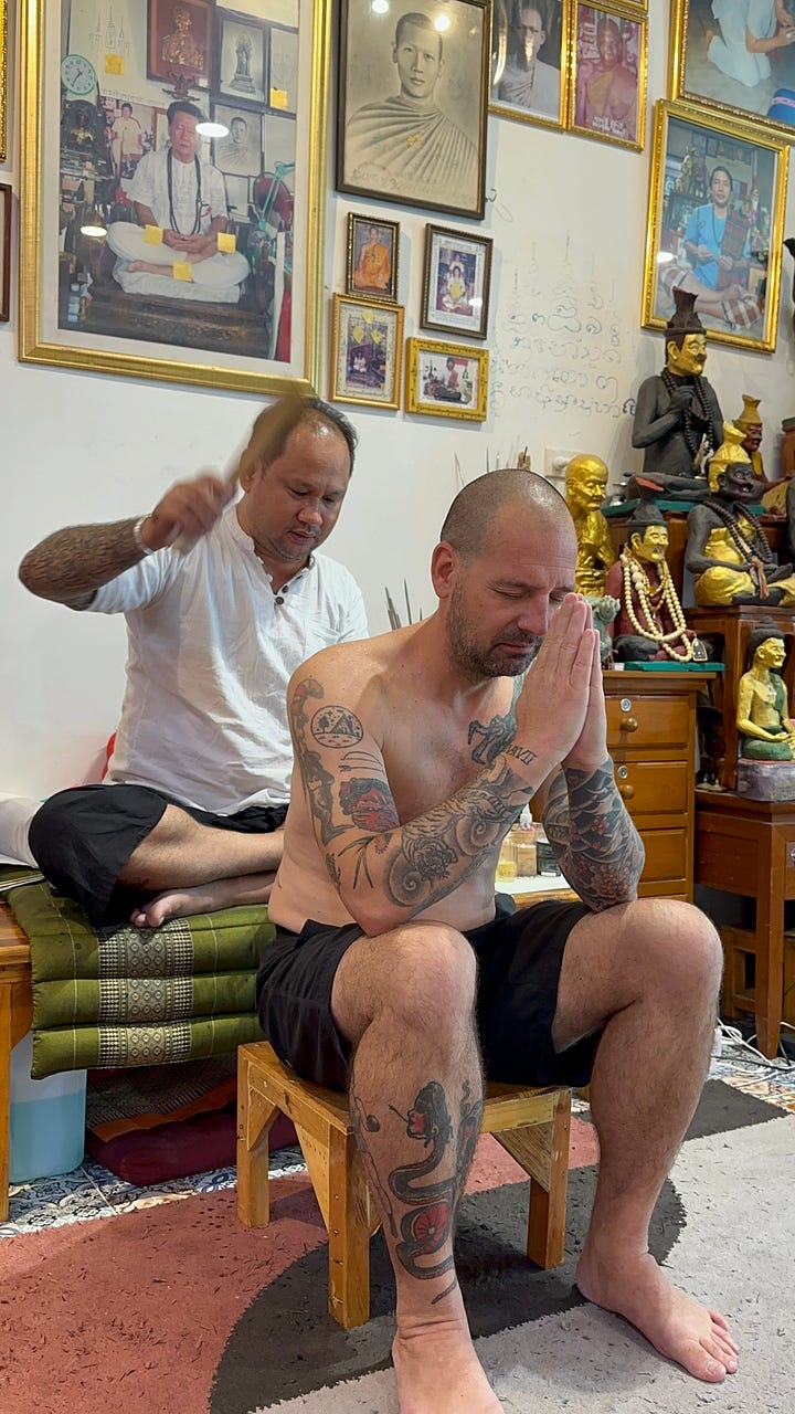 Tattoo, Sak Yant, Thailand, Buddhist, adventure, explore.