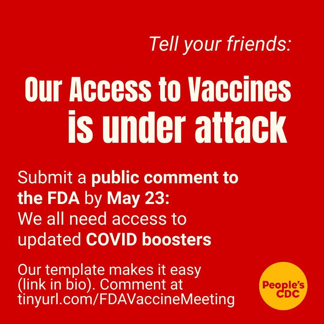 Vaccine Access is Under Attack. Act now to tell the FDA we need ...