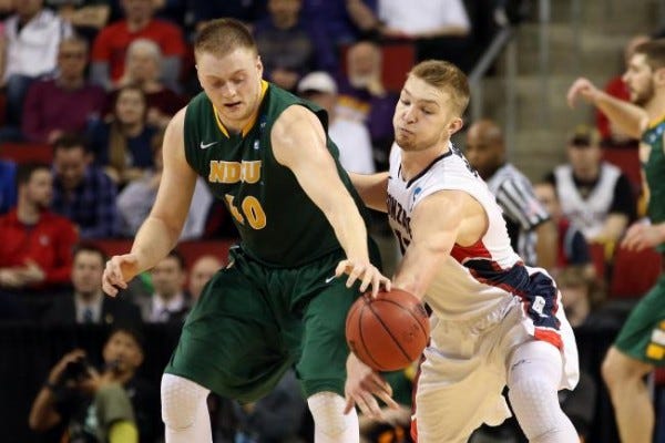 gonzaga beats off north dakota state boys march madness 2015 gonzaga beats off north dakota state boys march madness 2015
