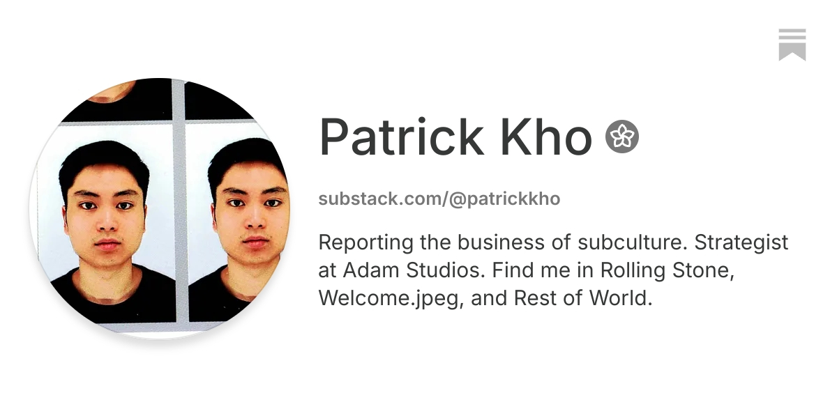 Patrick Kho | Substack