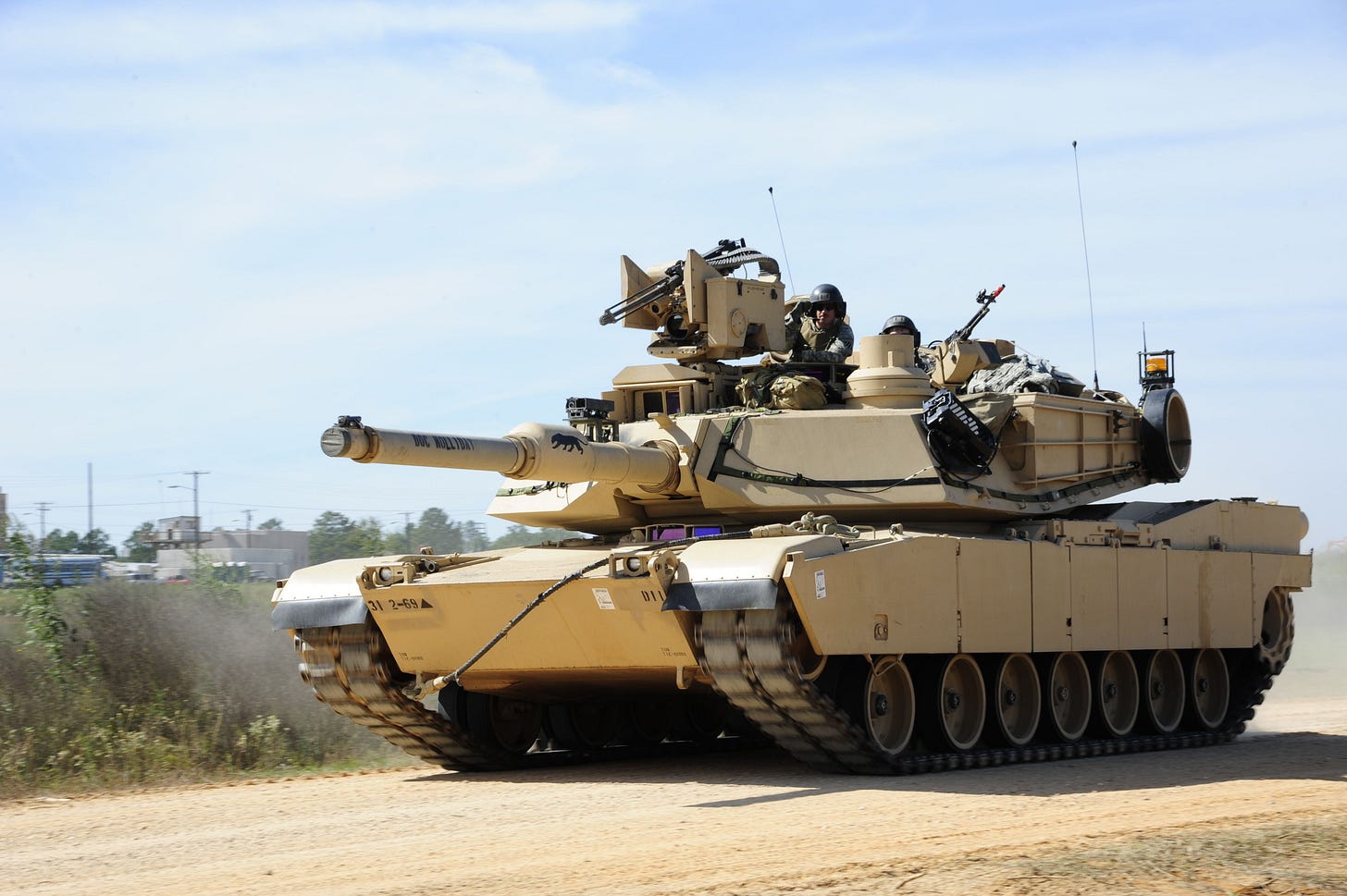 LAMINATED POSTER An M1A2 Abrams main battle tank performs tactical ...