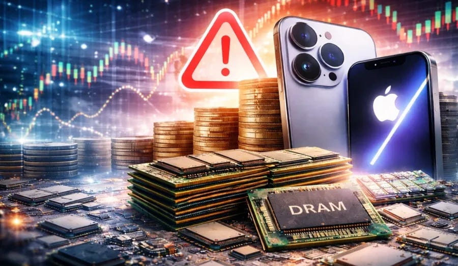 Apple flags rising memory costs as AI strains the world's memory supply — TradingView News Apple flags rising memory costs as AI strains the world's memory supply — TradingView News