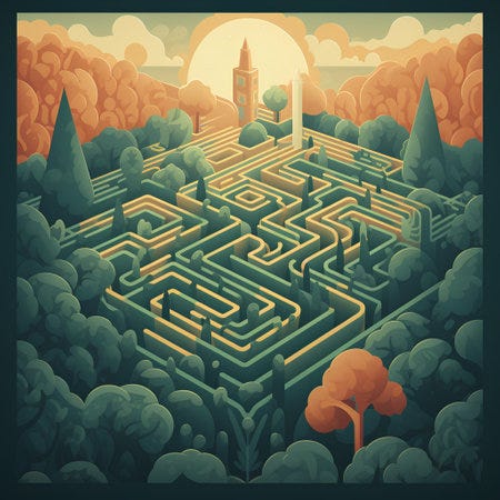 Maze Game. Game For Kids. Labyrinth Conundrum. Vector Illustration Stock  Photo, Picture and Royalty Free Image. Image 200799274.