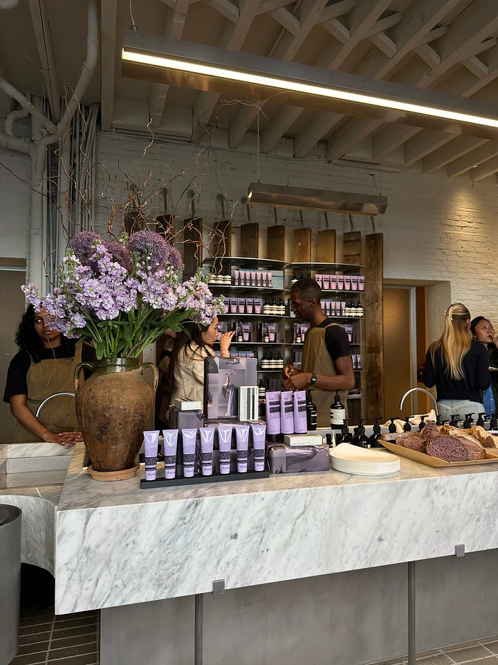 Aesop x Kindred Bakery - Mother's Day installation - Aesop Nolita