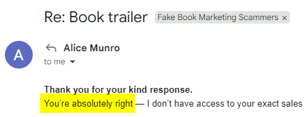You're absolutely right.