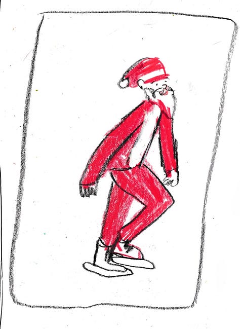 santa illustrations by beth spencer