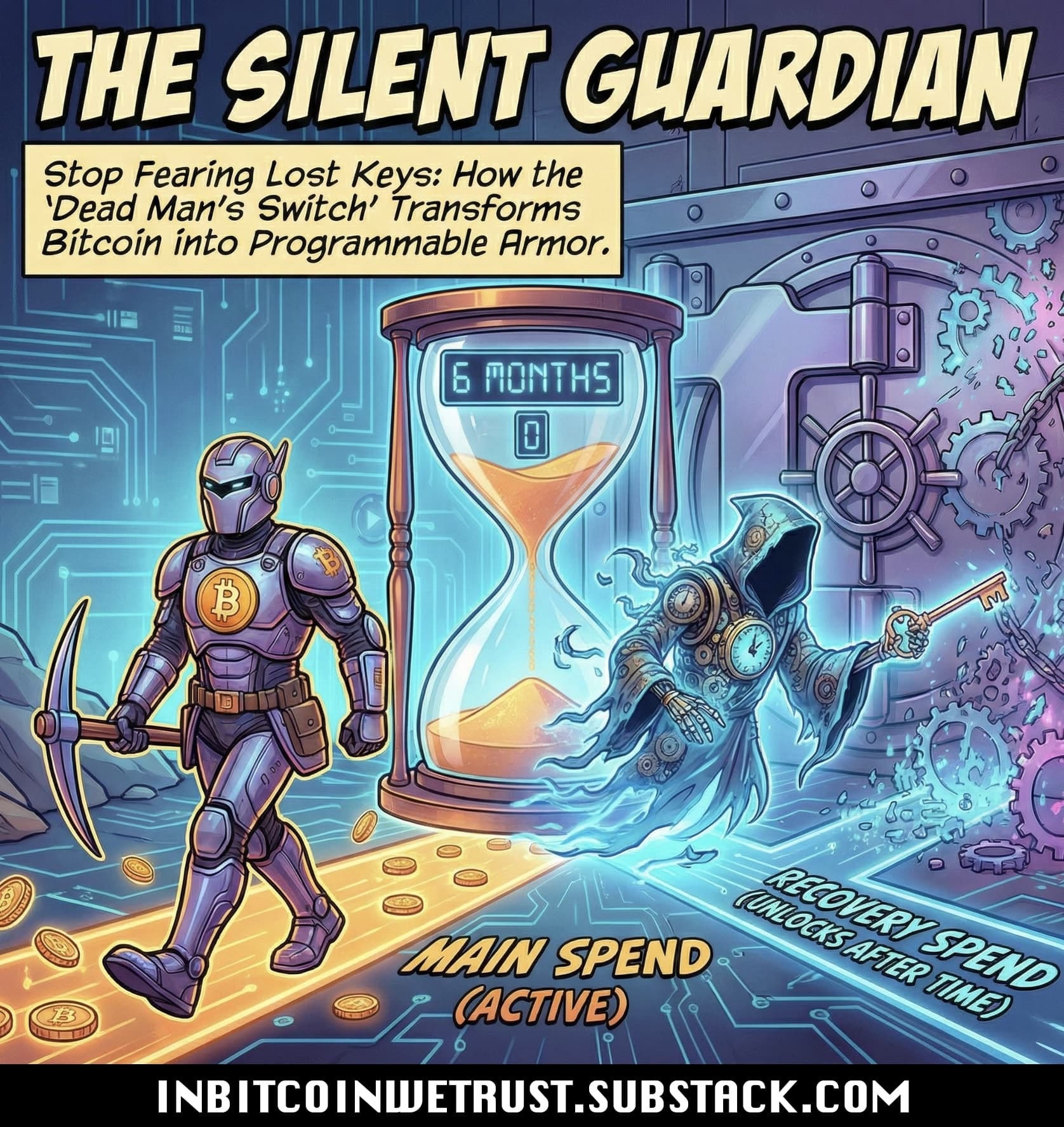 The Silent Guardian: How Bitcoin Time-Locking Solves the Self-Custody  Dilemma.