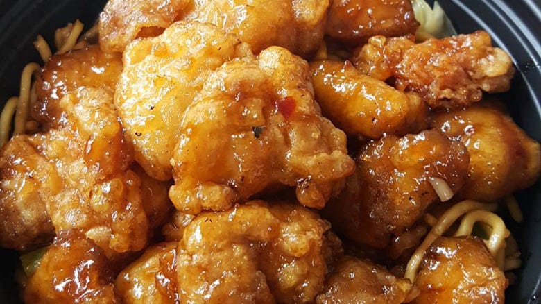 Panda Express orange chicken