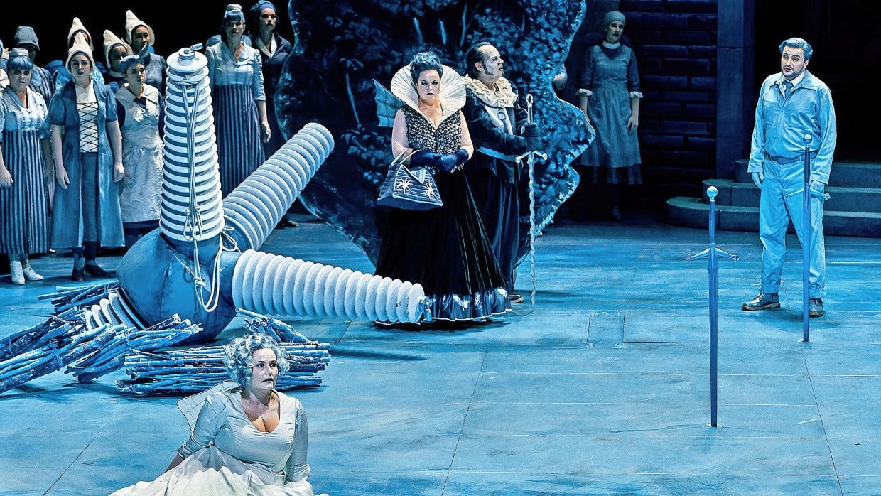 Bayreuther Festspiele: Lohengrin von Neo Rauch und Rosa Loy | FAZ Bayreuther Festspiele: Lohengrin von Neo Rauch und Rosa Loy | FAZ