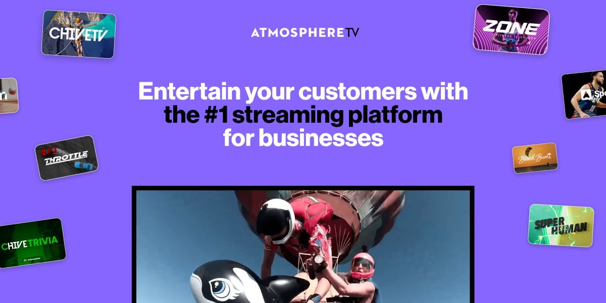 Atmosphere TV for your business