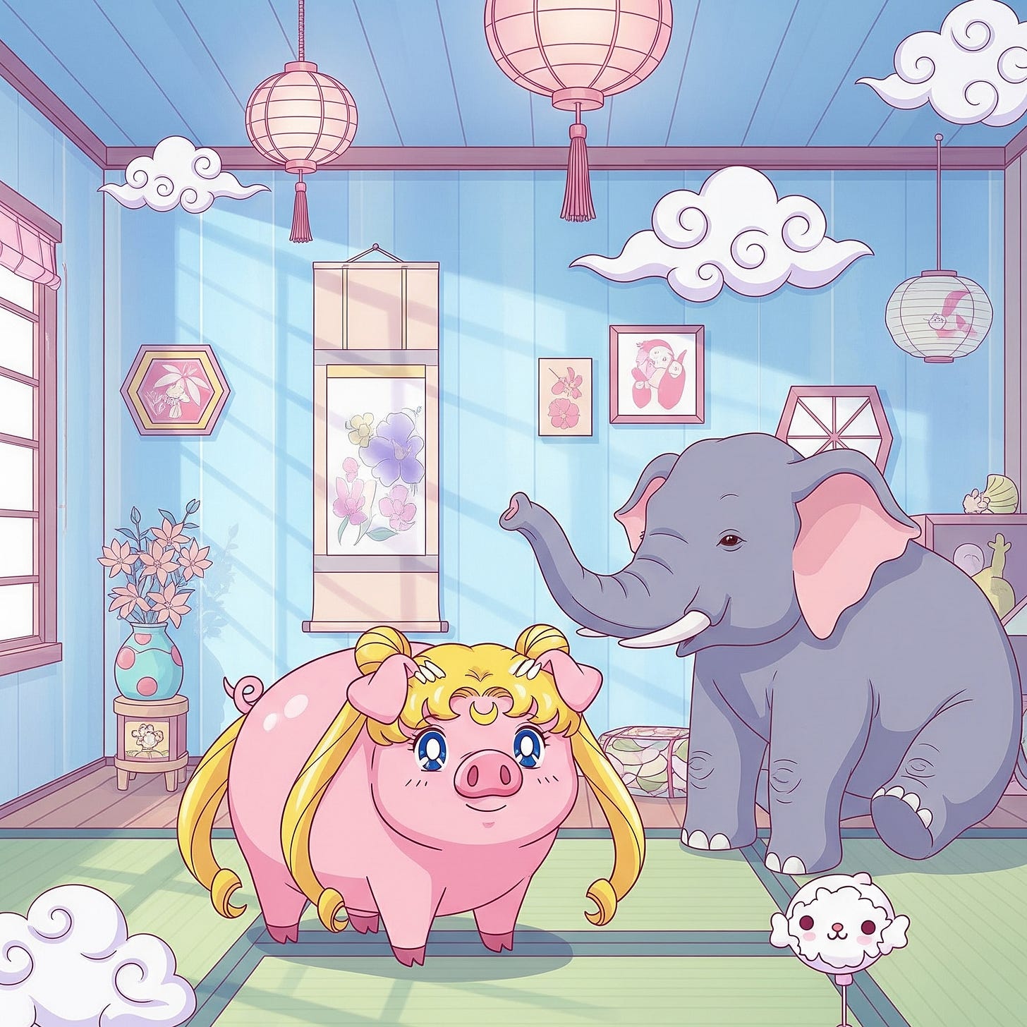 Sailor moon come un maiale e un elefante nella stanza